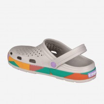 Women's Medical Clogs LINDO 6413 Gray-abstraction