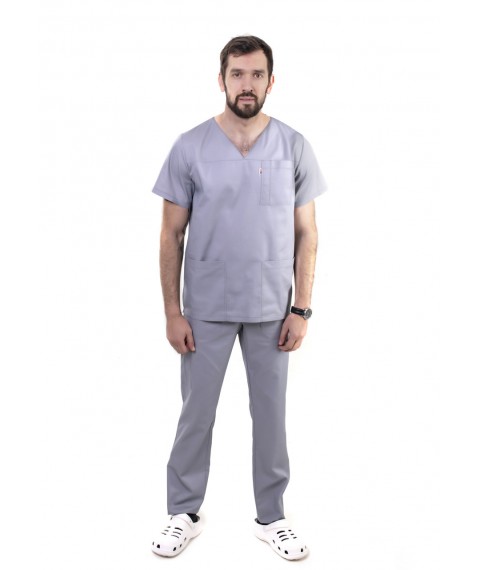 Медицинский костюм Мадрид Светло/серый