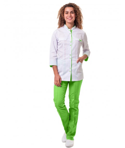 Medical suit Beijing White-lime