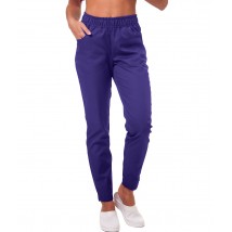 Women's medical pants 7/8 Dark/purple