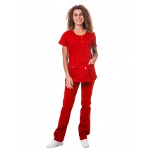 Медицинский костюм Флорида Красный