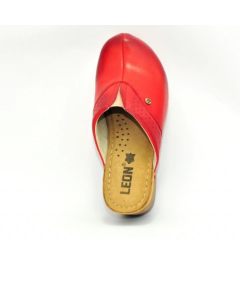 Medical women's slippers Sabo Leon 1002 Red