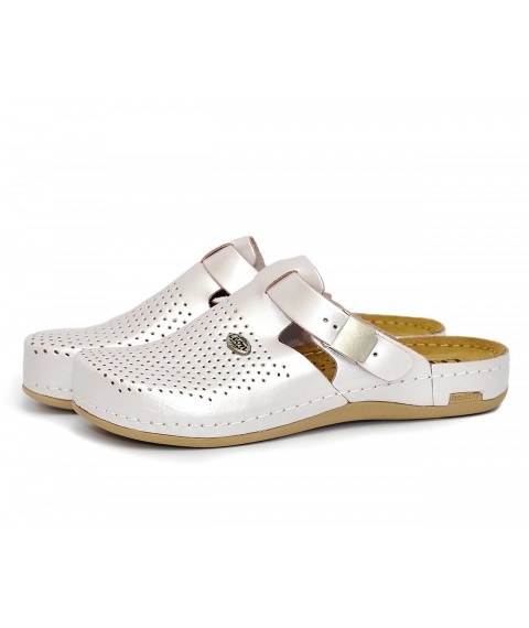 Medical women's slippers Sabo Leon 950 Pearl