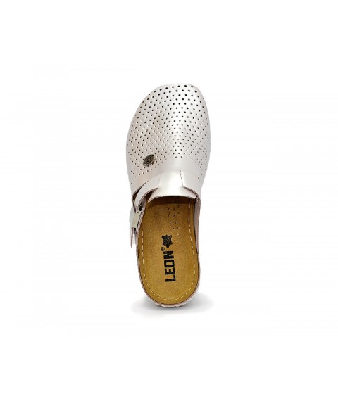 Medical women's slippers Sabo Leon 950 Pearl