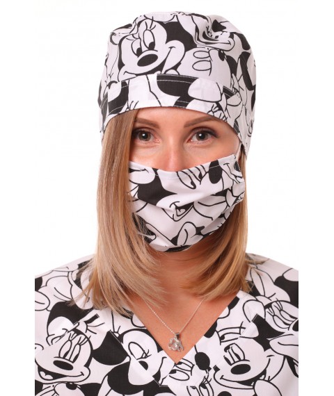 Mickey Mouse print mask