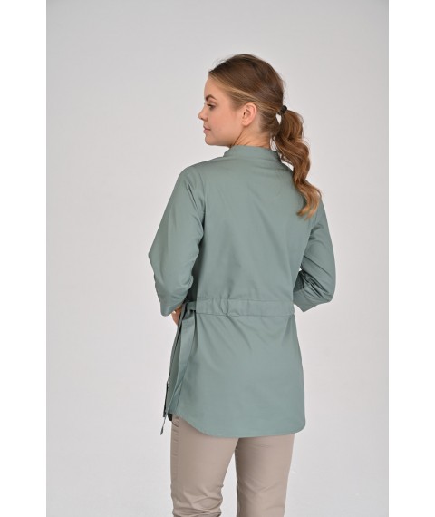 Arztjacke Normandy Olive, 3/4