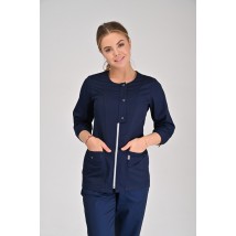 Medizinische Jacke Mallorca Marineblau, 3/4