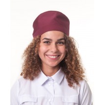 Medical cap, Burgundy