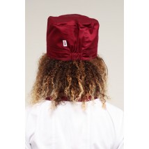 Medical cap, Burgundy