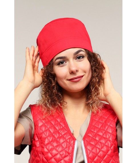 Medical cap, Red