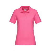 T-shirt Polo Women, Raspberry