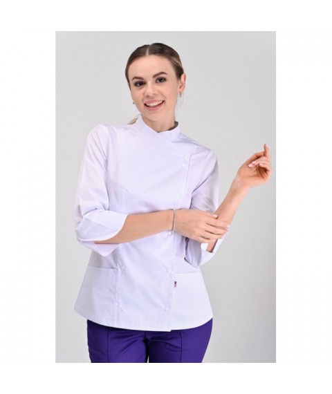 Chef's jacket Bordeaux 2, White 3/4