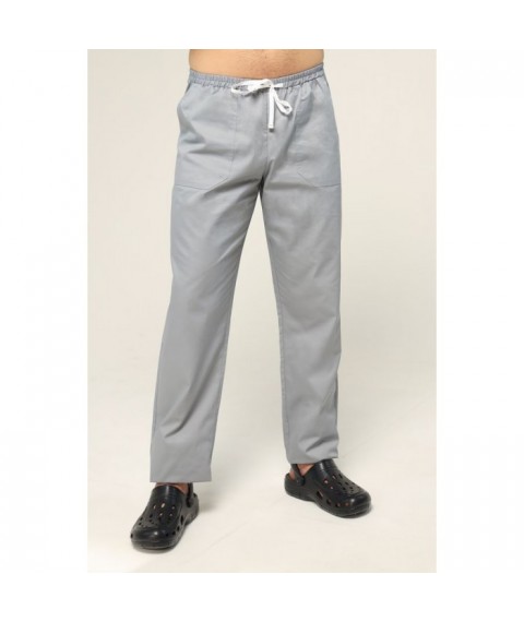 Men's medical pants, Light gray