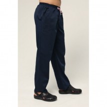 Men's medical pants, dark blue