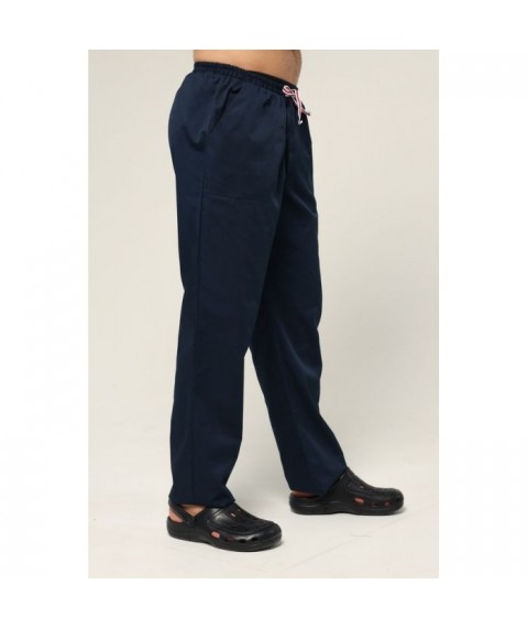 Men's medical pants, dark blue