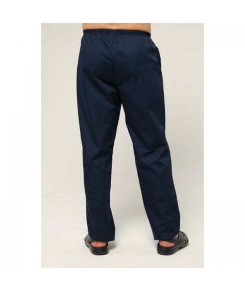 Men's medical pants, dark blue