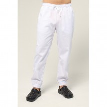 Men's medical pants Jackson, White