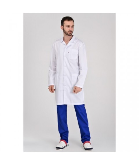 Medical gown London White (button)