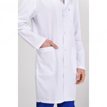 Medical gown London White (button)