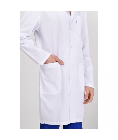 Medical gown London White (button)