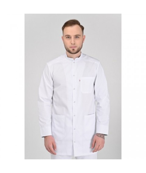 Medical shortened robe Bonn White
