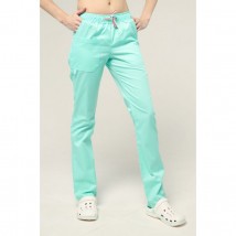 Women's straight medical pants Mint