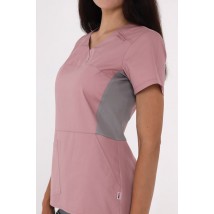 Medical jacket Celeste Rumyantsev/Light grey, Short sleeve