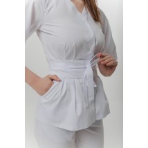 Medical jacket Ravenna 3/4 White