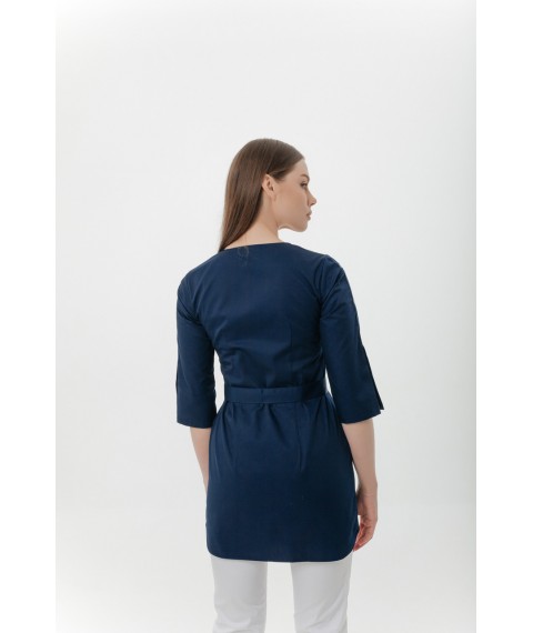 Medical Tunic Casablanca 3/4 Dark Blue