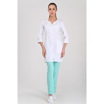 Women's medical gown Varna White 3/4