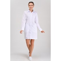 Women's medical gown Philadelphia White long sleeve