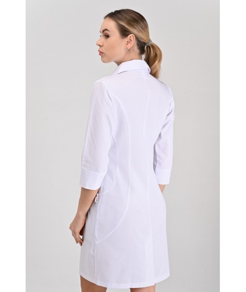 Women's medical gown Philadelphia White 3/4