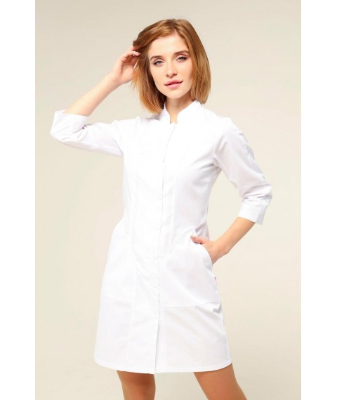 Medical gown Virginia, White 3/4