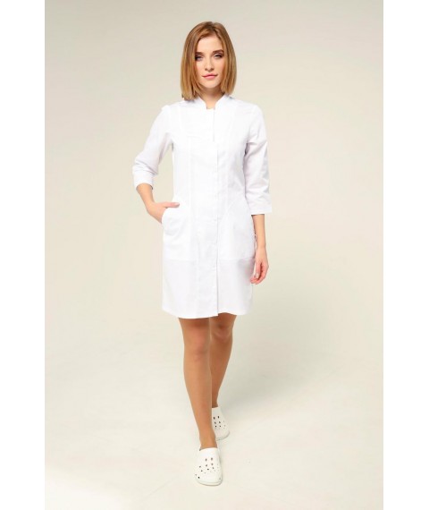 Medical gown Virginia, White 3/4