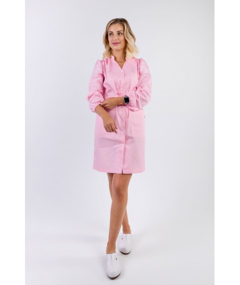 Women's medical gown Ukraine, flamingo