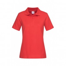 T-shirt Polo Women, Red