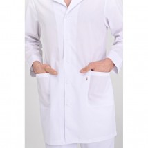 Medical gown School White (button)