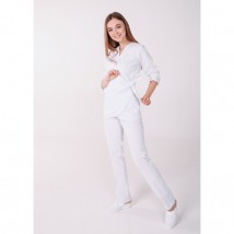 Medical suit Tokyo 3/4 White