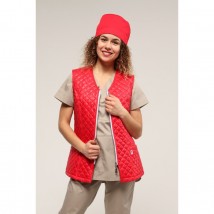 Medical vest Alaska 1 quilted, Red 44