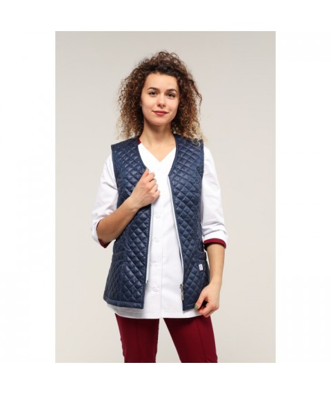 Medical vest Alaska 1 quilted, Blue 50