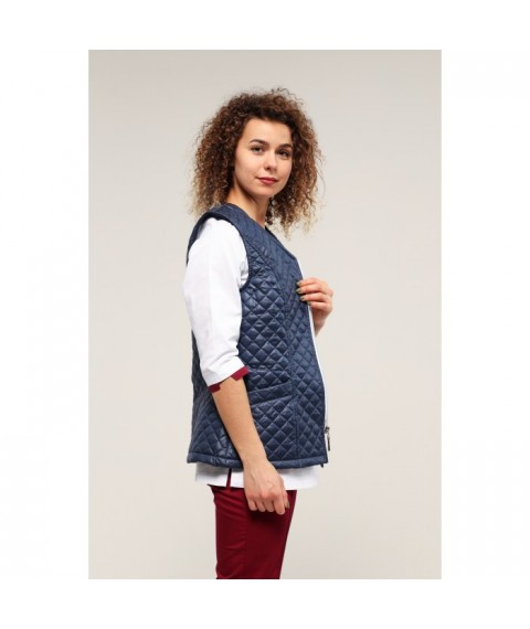 Medical vest Alaska 1 quilted, Blue 50