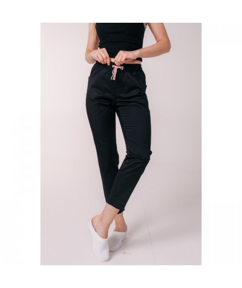 Women's medical pants 7/8, Black 58