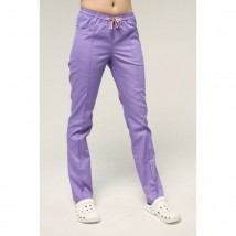 Medical pants with pockets for women, Lilac 44