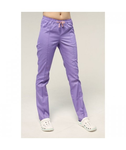 Medical pants with pockets for women, Lilac 48