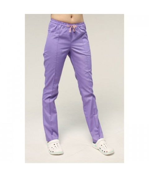 Medical pants with pockets for women, Lilac 50