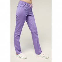 Medical pants with pockets for women, Lilac 50