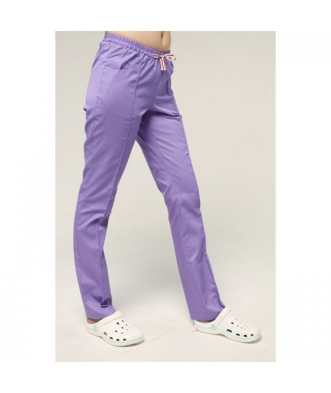 Medical pants with pockets for women, Lilac 50