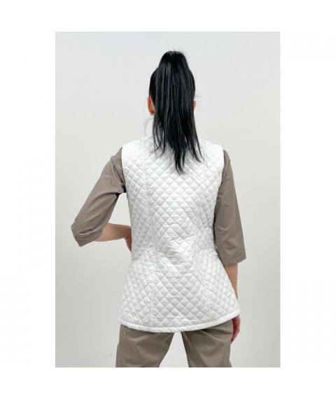 Medical vest Alaska 2 (stand), quilted, White 44