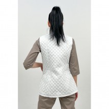 Medical vest Alaska 2 (stand) quilted, White 46