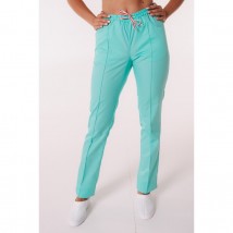 Medical pants with pockets for women, Mint 48